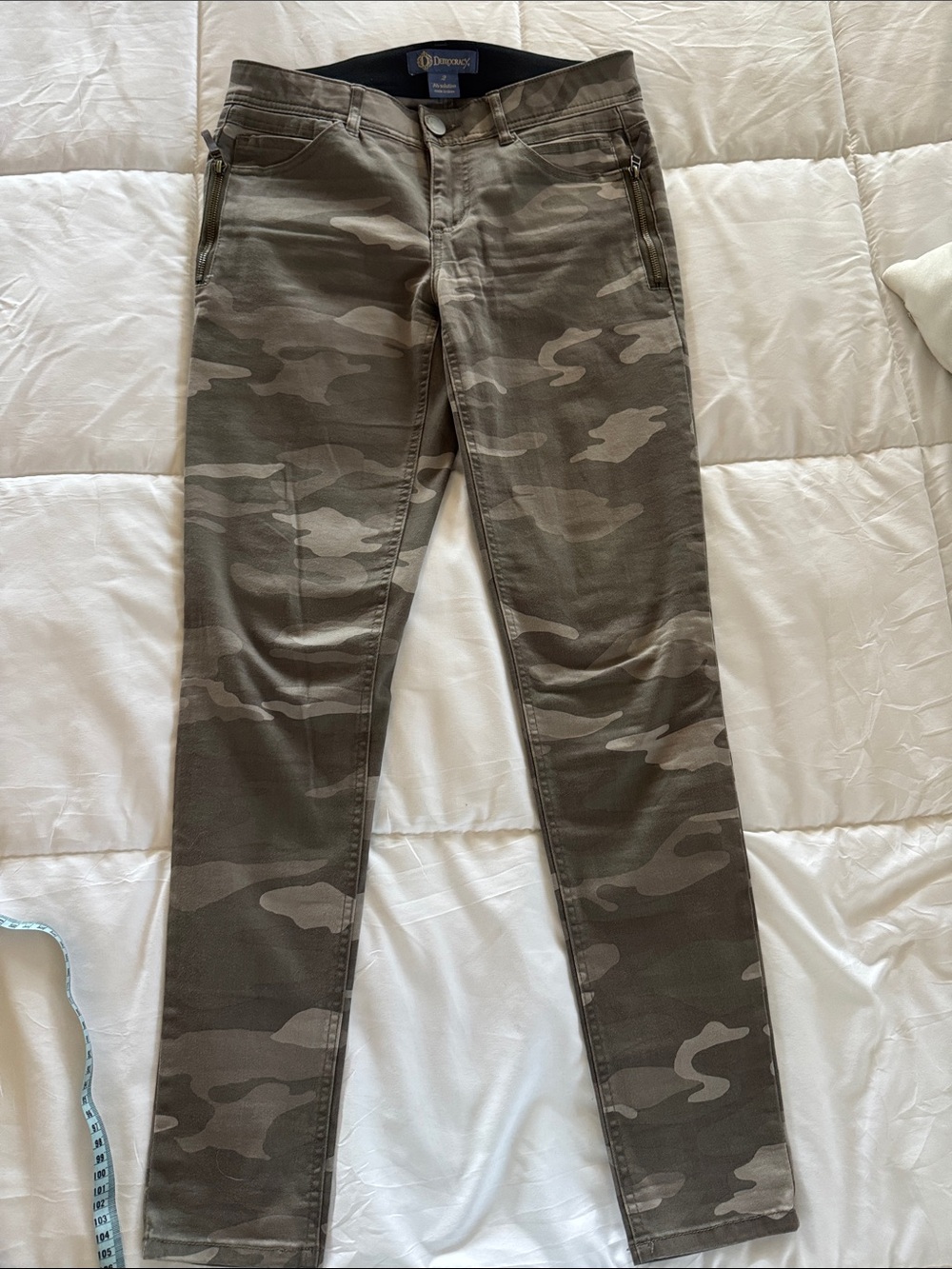 NWOT Democracy AB Technology Camo Skinny Jeans - Size 2